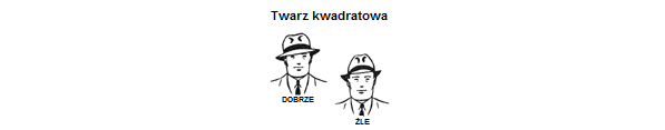 3. twarz kwadratowa