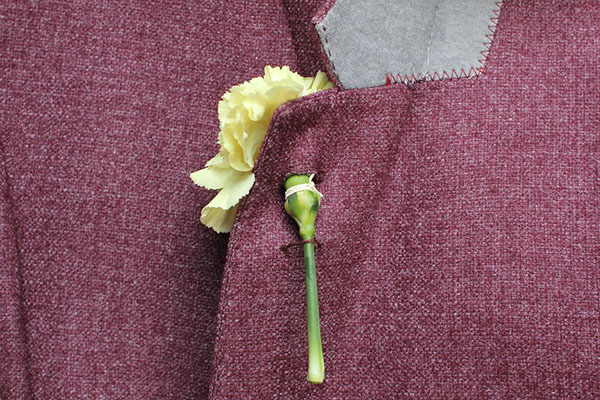 butonierka petelka marynarka