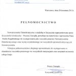 SD pełnomocnictwo rzecznik prasowy Pawel Rogalinski