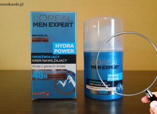 Pod lupą farmaceuty: krem L’Oreal Men Expert Hydra Power