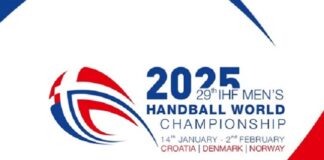 Fot: Logo Mistrzostw Świata 2025 w piłce ręcznej mężczyzn.